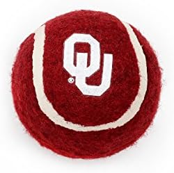 Manufatura de animais de estimação Oklahoma Sooners Tennis Balls