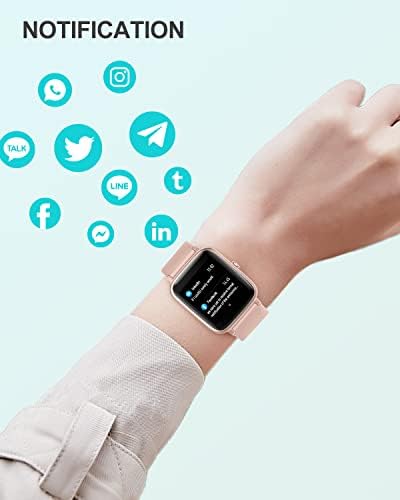 Zhanguo Smart Watch for Android e iOS Phones, Fitness Tracker Watch With Frequência de Coração Sleep Sleep
