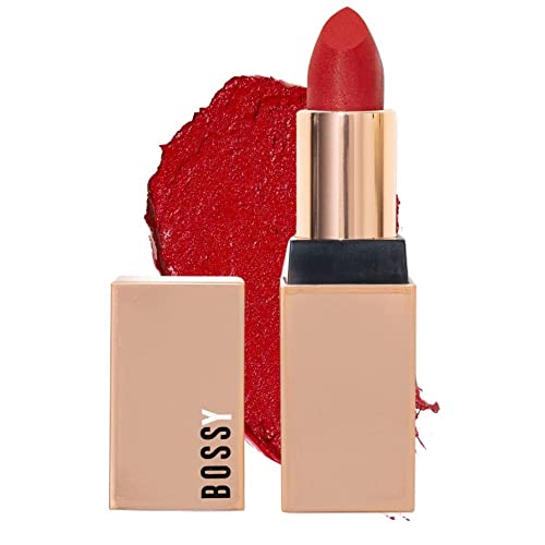 Lipstick vegano de cosméticos mandonos para mulheres, fosco, duradouro e hidratante, com vitamina E e