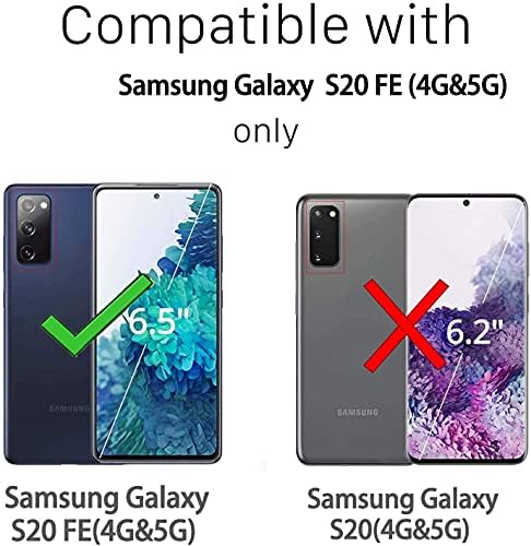 Compatível com Samsung Galaxy S20 Fe 5g Tampa móvel de 6,5 polegadas com tampa de telefone celular de suporte