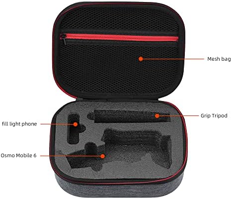 Carregando bolsa de caixa para DJI Osmo Mobile 6, Handheld Gimbal Stabilizer Viagem Protection Protection Storage