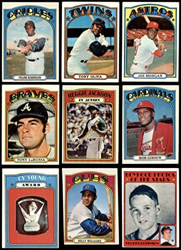 1972 Topps Baseball Low Number Complete Conjunto VG/Ex
