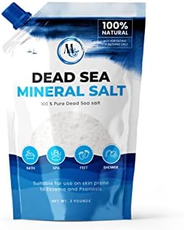 Marco Esra Sal do Mar De Dead - Sal Mineral do Mar Morto Para Banho, Spa, Chuveiro - Sal de Banho Puro e Natura