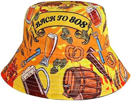 Chapéu de balde dos anos 80/90 para homens Mulheres, Acessórios de roupas dos anos 80, chapéu de sol reversível