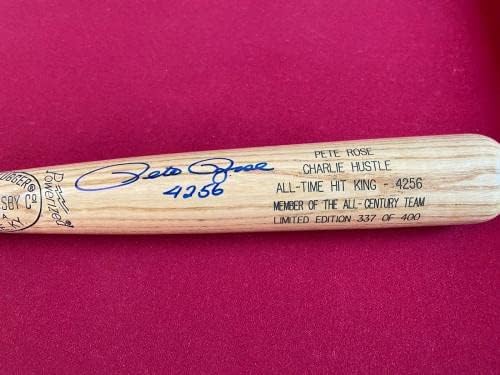 Pete Rose, autografado Louisville Bat - Bats MLB autografados