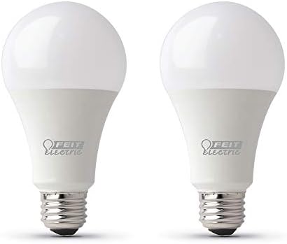 Feit Electric A19 100W Bulbos LED equivalentes, lâmpadas LED diminuídas, 3000k BRANCH BRANCO, 1600 LUMENS, 22