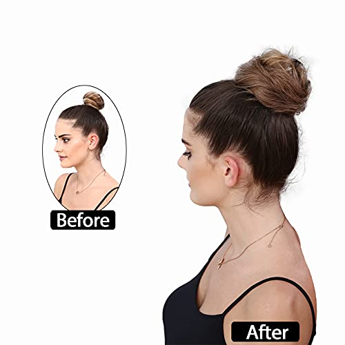 SANSUI TOUSLED Updo Hair Pieces Messy Bun Scrunchies Extensions Piece and Ponytails for Women
