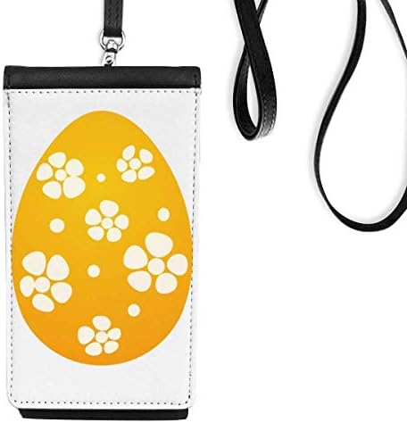 Festival de Páscoa Amarelo Projeto de ovo telefônico bolsa de carteira pendurada bolsa móvel bolso preto