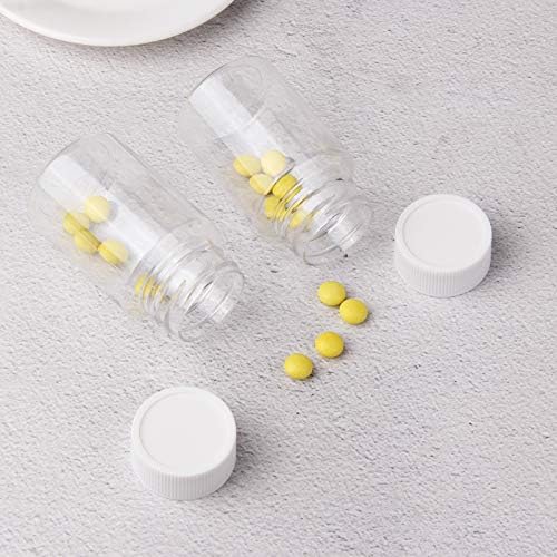 Lamoutor 30pcs Clear Pill Barnet Medicine Medicine Barnec