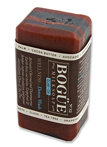 BOGO ORGANIC Handmade Bablet Leite Soap-Wellness N ° 32 Mistura de desintoxicação com carvão ativado e diatomácea