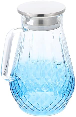 Yard we copos transparente de decantador de vinho jarra de água com maçaneta de tampa e bico quente água