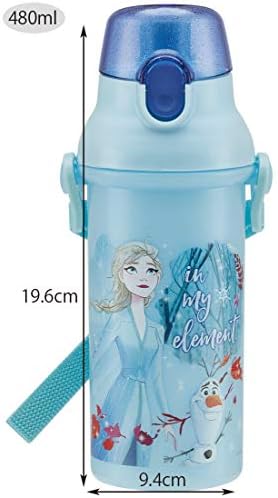 Garrafa de água esportiva Elsa e Olaf Ana Frozen Disney
