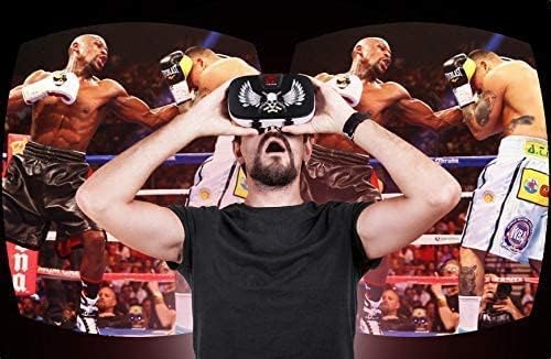 Headset VR - Óculos de realidade virtual por VR desgaste os óculos VR 3D para iPhone 6/7/8/Plus/X & S6/S7/S8/S9/Plus/Nota