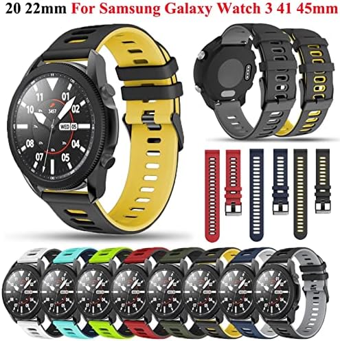 Bedcy Smart Watch Silicone Strap Band para pulseira universal de 20 mm, 22mm Universal Smartwatch