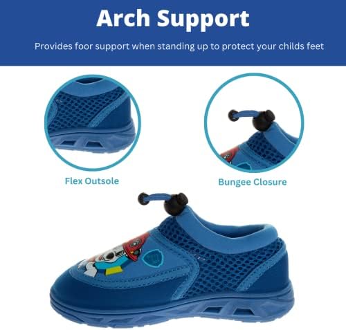 Nickelodeon Paw Patrol Sapatos de água - piscina aqua meias para crianças - sandálias Skye Everest Chase Marshall