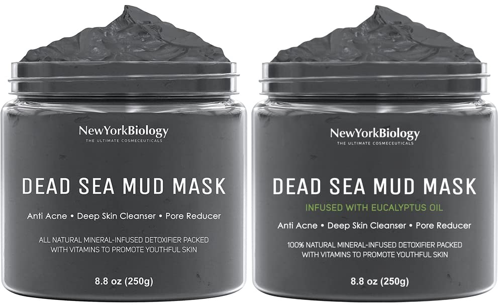 Biologia de Nova York Máscara de lama do mar morto para rosto e corpo com máscara de lama do mar morta para rosto