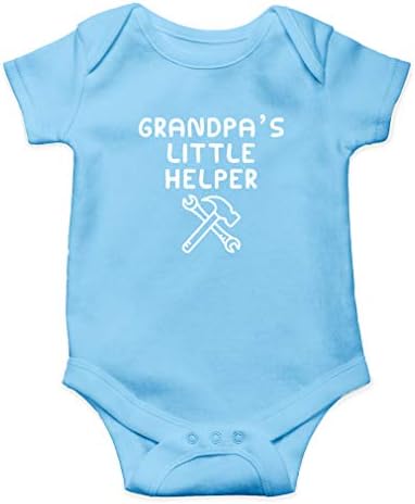 Aw Fashions Grandpa's Little Helper - Eu amo meu avô, ele é meu bbf - roupas de bebê infantil fofas de uma peça
