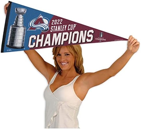 Colorado Avalanche 2022 Stanley Cup Champions Pennant Flag