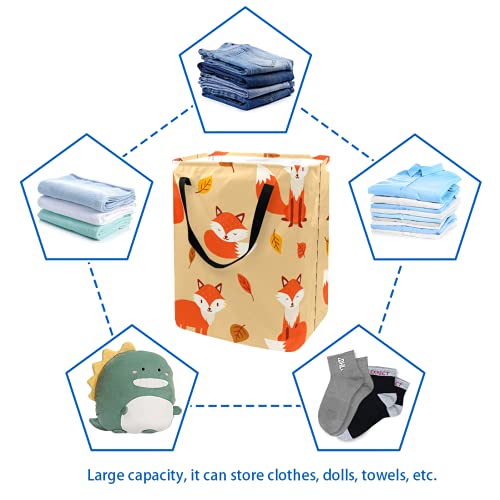 Grande cesta de lavanderia cesto de lavanderia cesto com alças bolsa dobrável, lixo dobrável para