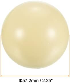 Patikil 2-1/4 Bola de bilhar, tamanho da regulamentação da bola de treinamento da bola de bola de bola de bola