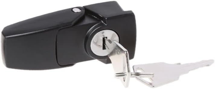 FZZDP Gabinete preto com revestimento de metal HASP trava DK604 Lock de alteração de segurança com