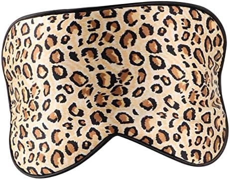 Valiclud 1pc Máscara de máscara de seda para os olhos da estampa de leopardo 1PC Máscara de olho para dormir