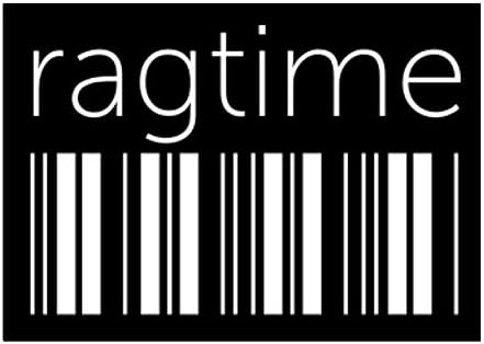 Teeburon Ragtime Lower Barcode Sticker Pack x4 6 x4