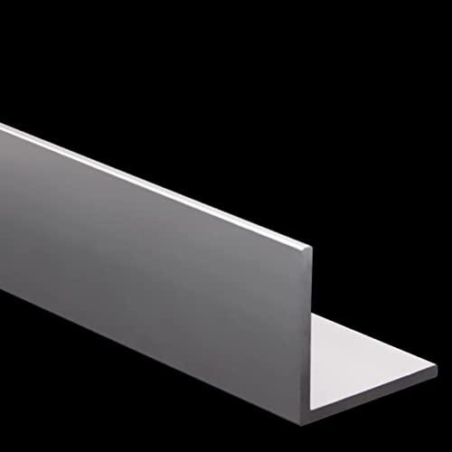 Ângulo de alumínio mssoomm 25 mm x 25 mm x 1080 mm de comprimento de 3 mm de espessura 10pcs, 10 pacote 1
