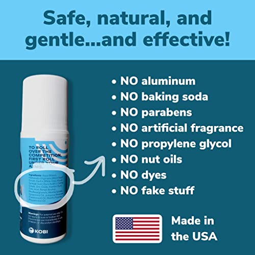 Kobi Sport Desodorant for Boys - Proteção de odor de 24 horas para crianças e adolescentes ativos