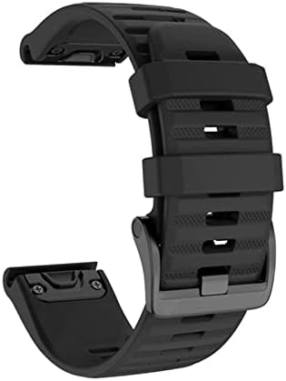Rorffk 26mm Sport Silicone Watch Bandrap Wristrap for Garmin Fenix ​​6x 6 6s Pro 5x 5 5s mais