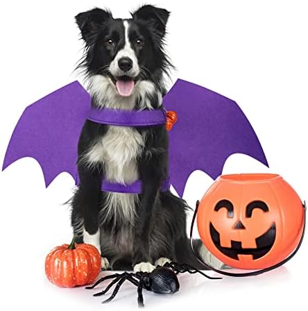 Gyuzh Cat Bat Wings, Pet Cat Bat Wings Halloween Pet Dog Bat Wings Trajes para Cats Puppy Pequeno