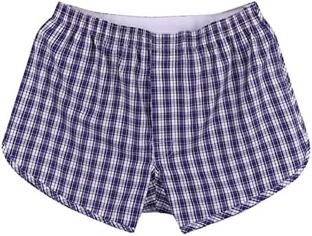 Mens cueca cueca masculina cueca de cueca solta shorts shorts médios shorts de pijama de algodão Homens de