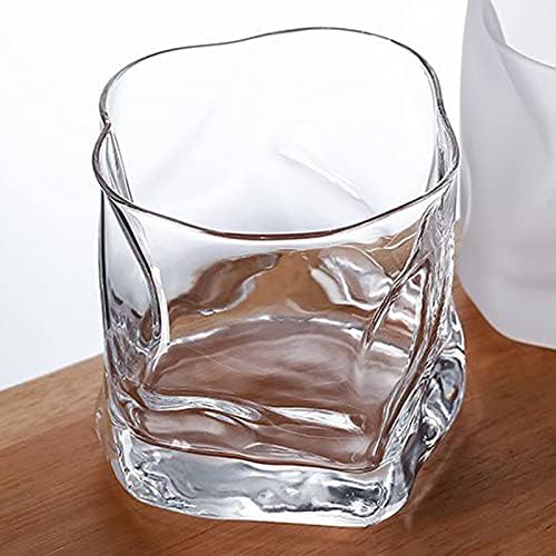 Glasse irregular criativo. Copo de bebida de vidro. Creative Whisky Cup - Conjunto de 1