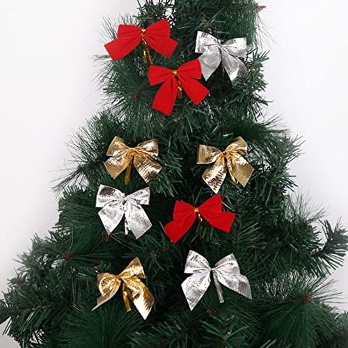 Ornamento de Natal de Mini Arcos de Natal para Artesanato de Árvores de Natal Decoração DIY DIY Decorações