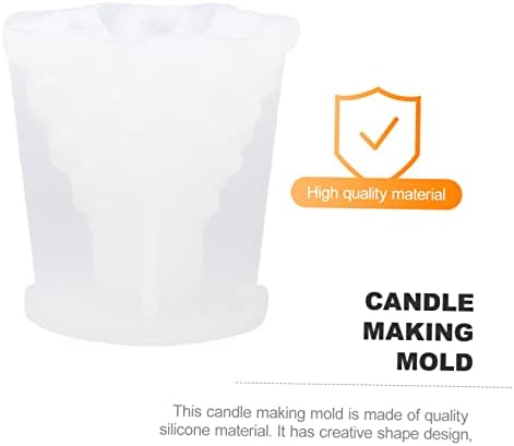 Excety 1pc Candle Mold Cake Celles Silicone Chocolate Moldes de chocolate