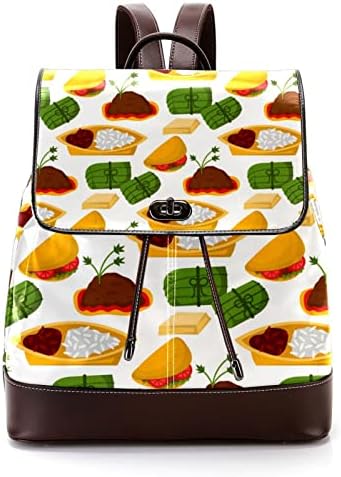 Mochila VBFOFBV para mulheres Laptop Daypack Backpack Bolsa casual de viagem, bolinhos de cartoon de