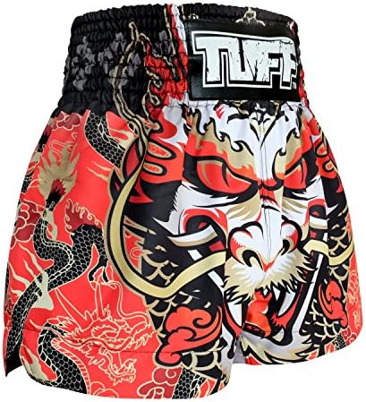 Tuff Sport boxing muay thai shorts dragão crânio chute de artes marciais Treinamento de ginástica troncos