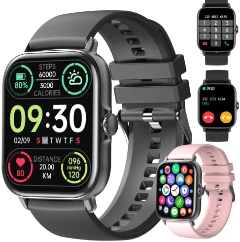 Relógio Smart Lonfine, Atualizado 1,81 Tela Android Smart Watch For Android Phone iPhone com rastreador de fitness,