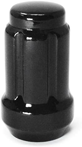 Mastiff 49097BK Spline Strine Setine, M12X1.5, acabamento em cromo preto, assento cônico de 60 graus - altura