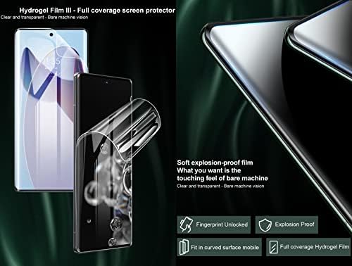 Cuferedu 2pcs Protetor de tela frontal flexível para nada de telefone 6.55 Um filme de hidrogel