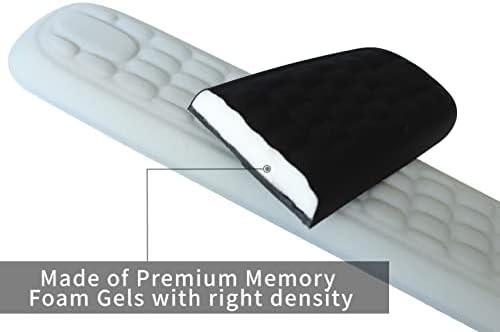 Hoki Found- MS Soft Ergonomic Support Rrist Rest Cushion, espuma de memória premium - altura direita, alívio