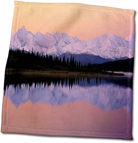 Pontos exóticos de Mundos Florene 3drose - Alasca ao nascer do sol - toalhas