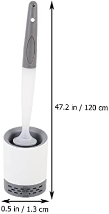 Escova de vaso sanitário zerodeko e suporte do vaso sanitário pincel de tanque de higiene longa Tool