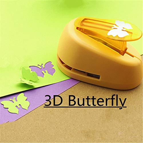 1 polegada 3d forma de punção artesanato borboletas perfurador de buracos para scrapbooking kids scrapbook