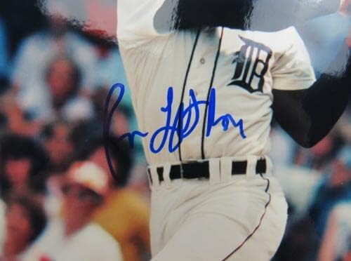 Ron Leflore assinado Autograph 8x10 Photo I - fotos da MLB autografada
