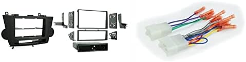 Metra Single Din/Double Din Instalação Kit para veículos Toyota Highlander 2008-2009 Compatível com SCOSCHE