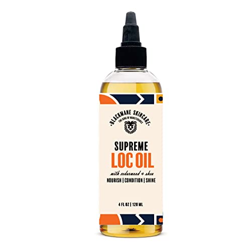 LOC Spray de óleo e óleo de cabelo para homens, dreadlocks hidratante para tranças, pavios e