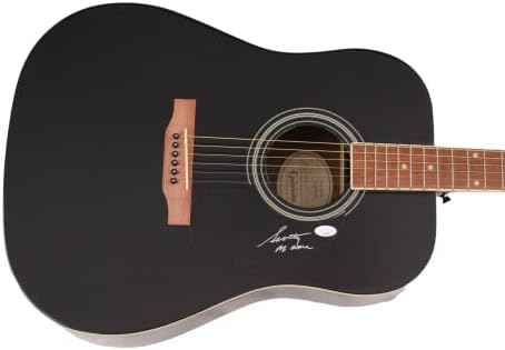 Scotty Moore assinou autógrafo em tamanho grande Gibson Epiphone Guitar Guitar w/James Spence Autenticação JSA