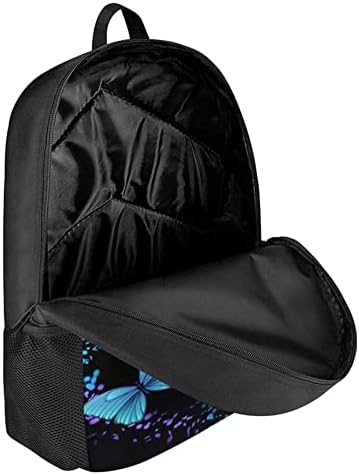 Mochilas de impressão de borboleta azul/rosa de Pensura para Backpack da escola primária Backpack