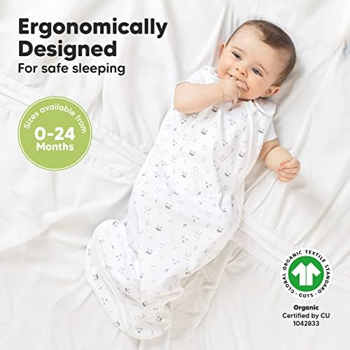 Keababies Sack de sono para bebês e sacos de dormir orgânicos para bebê orgânico - manto de algodão orgânico